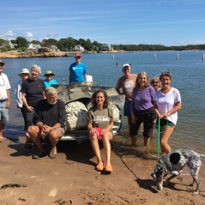 Two Views: International Coastal Cleanup Day on the Farm River